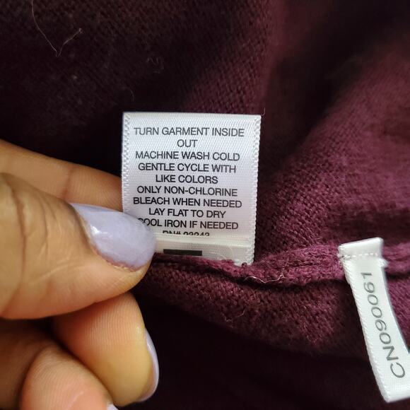 New York & Company Purple Cardigan L - Picture 6 of 6